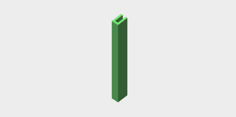 Download BIM ifc model 3-sided steel column guard  Global Building
