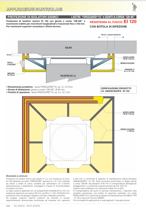 Download specification special application Global Building 