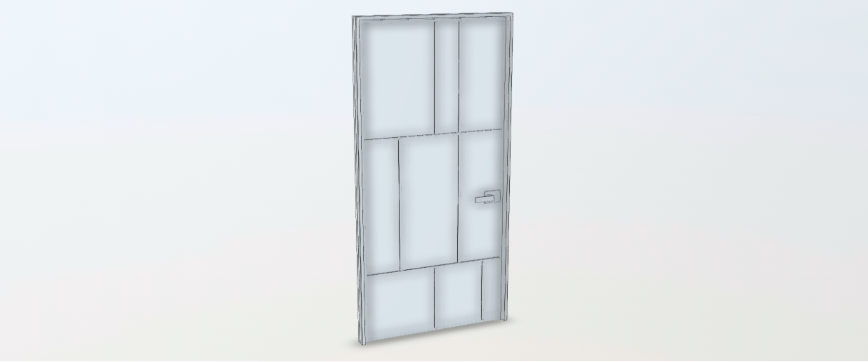 Download dwg CAD model Manhattan Up Grid 06 Henry Glass