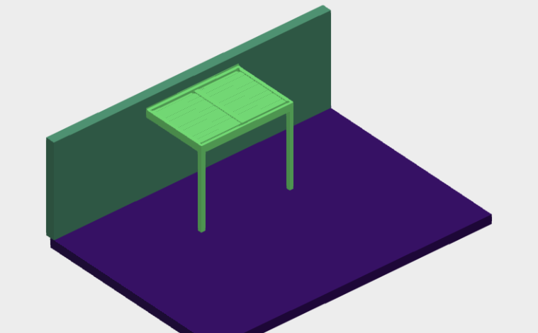 Download BIM ifc model kedry neos Leaning double width closed