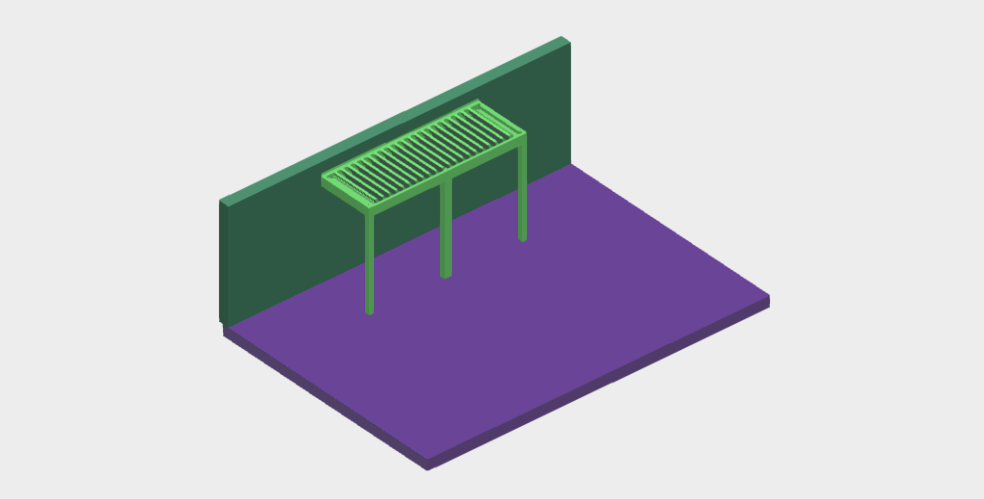 Download dwg CAD model Kedry Neos Leaning against single column central length open