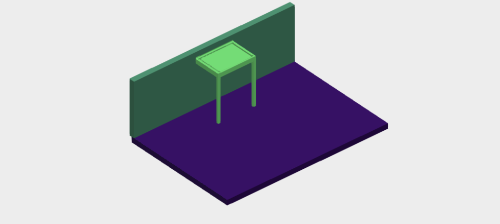 Download sketchup model Kedry Neos Leaning single column central lenght closed