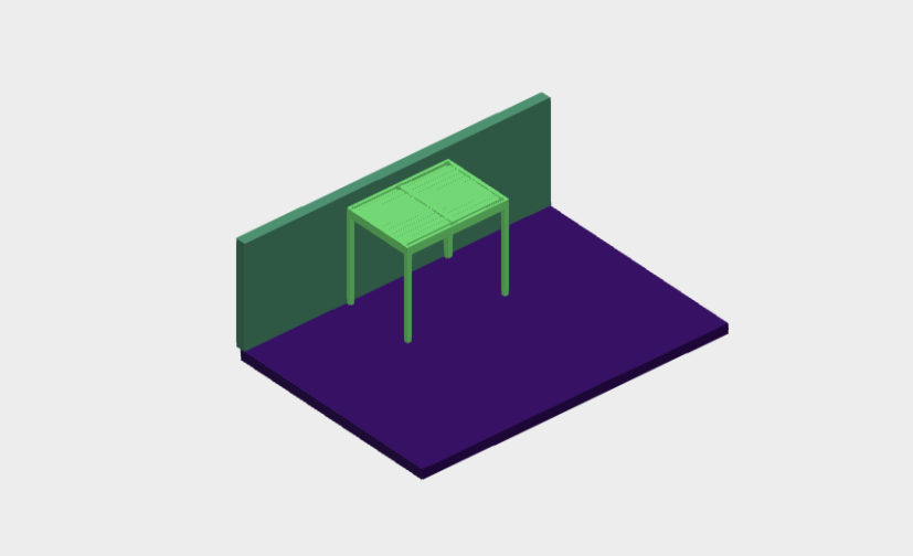 Download dwg CAD model Kedry Neos self-supporting double width closed 