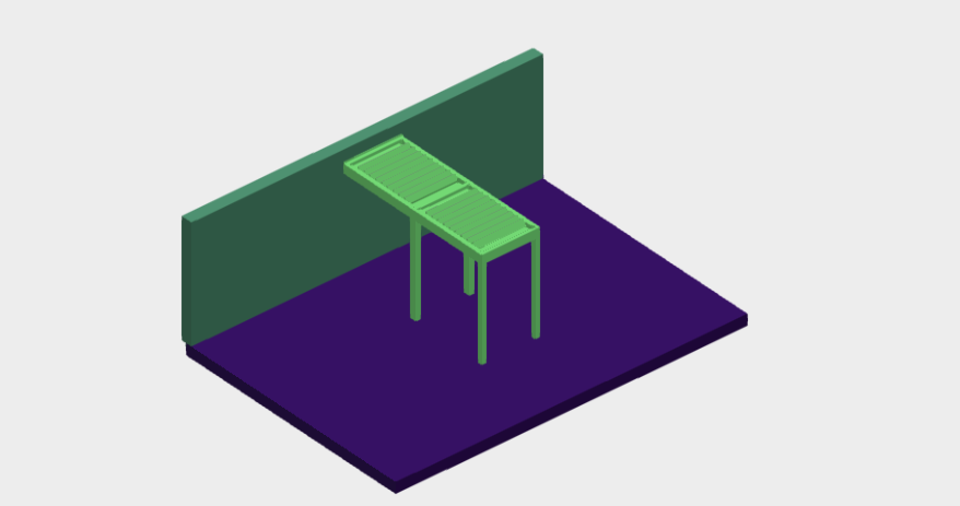 Download BIM model rfa Kedry Neos Leaning against double column central lenght B open KE 