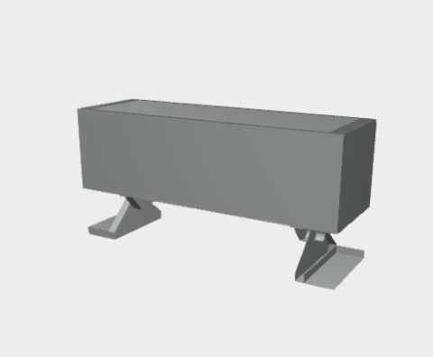 Download 3ds model Mini Corniche applique 100 Platek