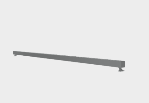 Download 3ds model Mini corniche applique 1200 Platek