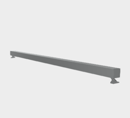 Download 3ds model mini corniche applique 900 Platek