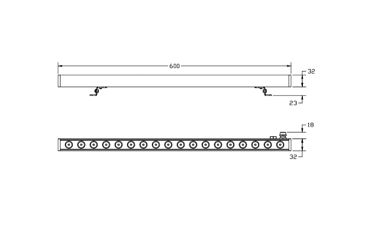 Download 2D dwg CAD model Mini Corniche applique 600