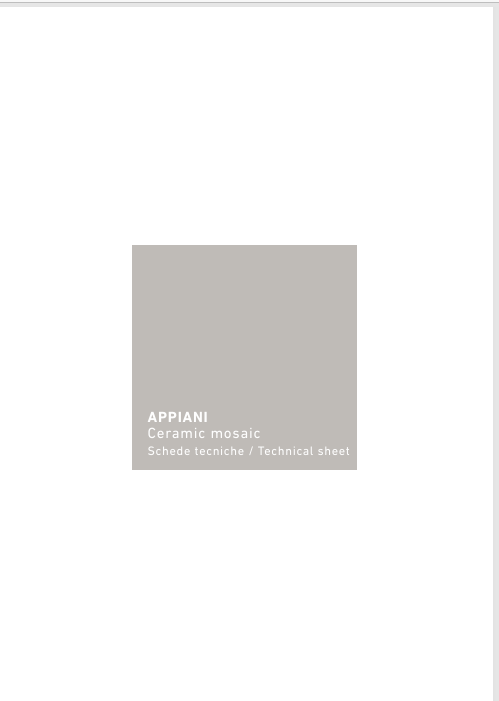 Download technical information Appiani 
