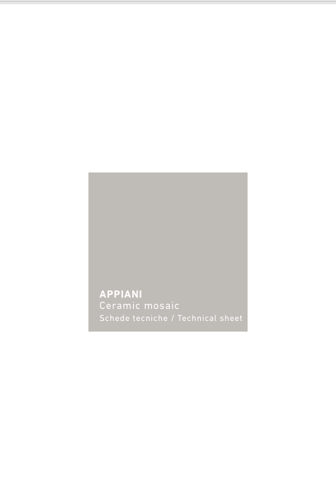 Download technical information Appiani