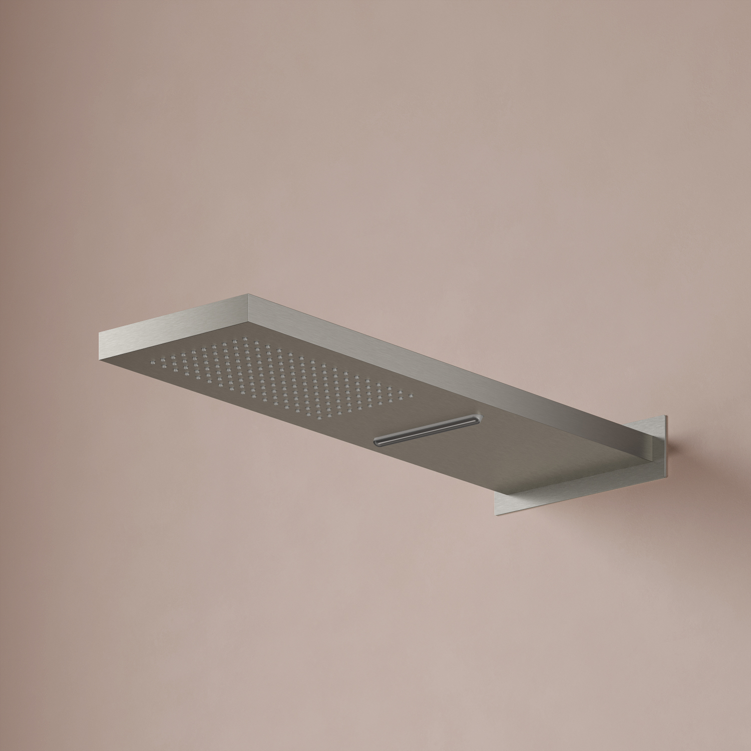 Download dwg CAD model AR193 Wall-mounted waterfall shower head 16.5x53.7 cm