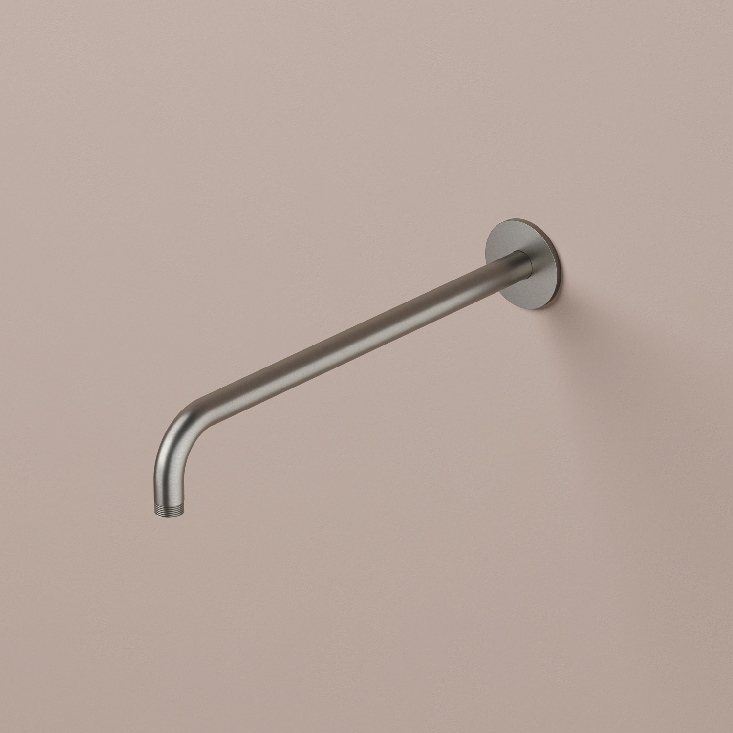Download dwg CAD model  Wall-mounted shower arm, 40 cm long 