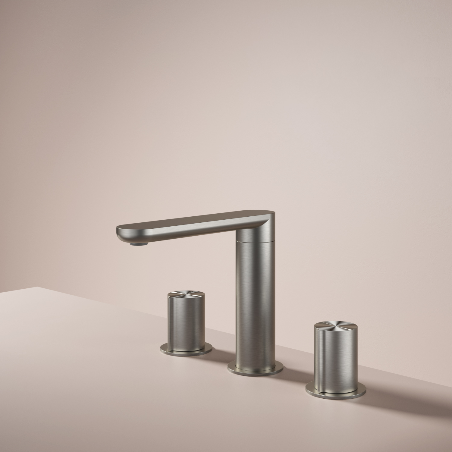 Download 3D dwg CAD model GT033 3-hole washbasin tap Hotbath