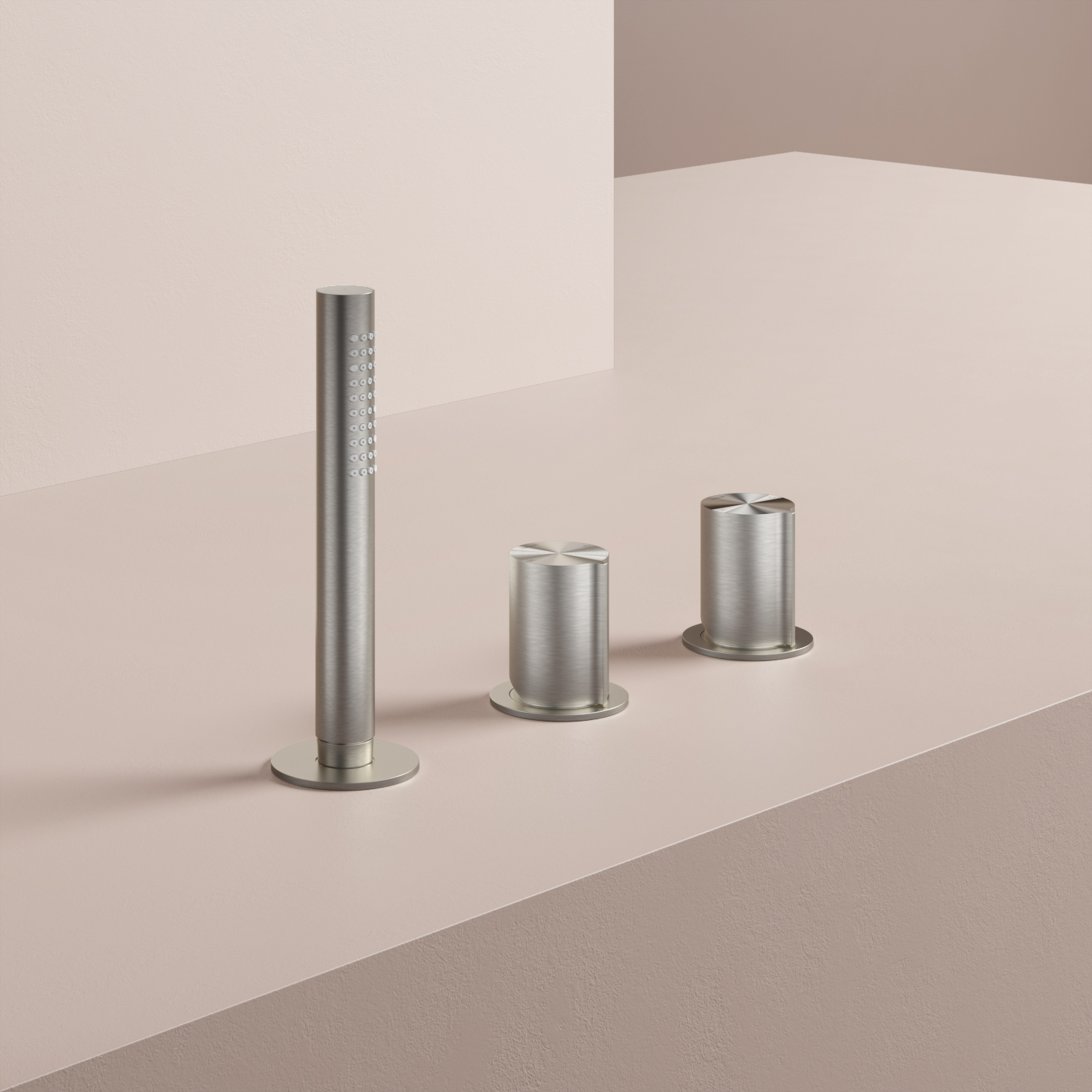 Download 3D dwg CAD model GT075 Shower mixer tap for the edge of the bath, without a spout