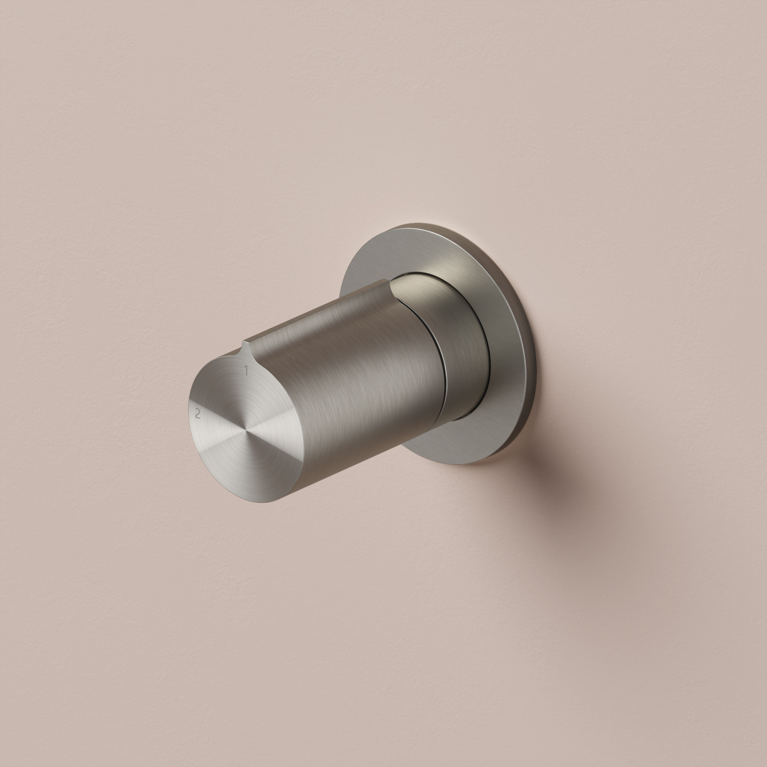 Download BIM Model rfa GT111 Flush-mounted two-way diverter without a shut-off function Hotbath
