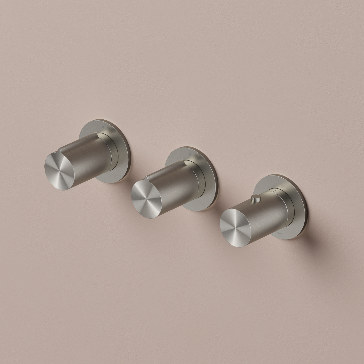 Download BIM model rfa GT7067 Concealed thermostatic shower mixer with 2 shut-off valves 