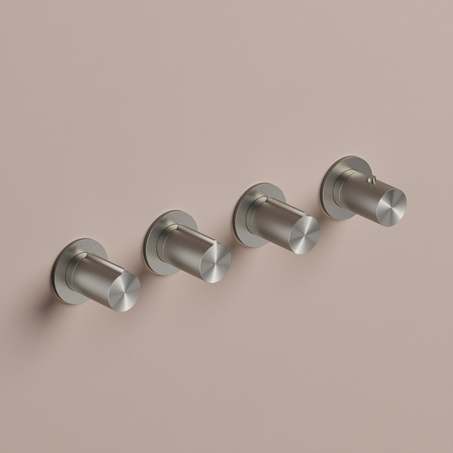 Download 3D BIM Model GT7070 Concealed thermostatic shower mixer with 3 shut-off valves 