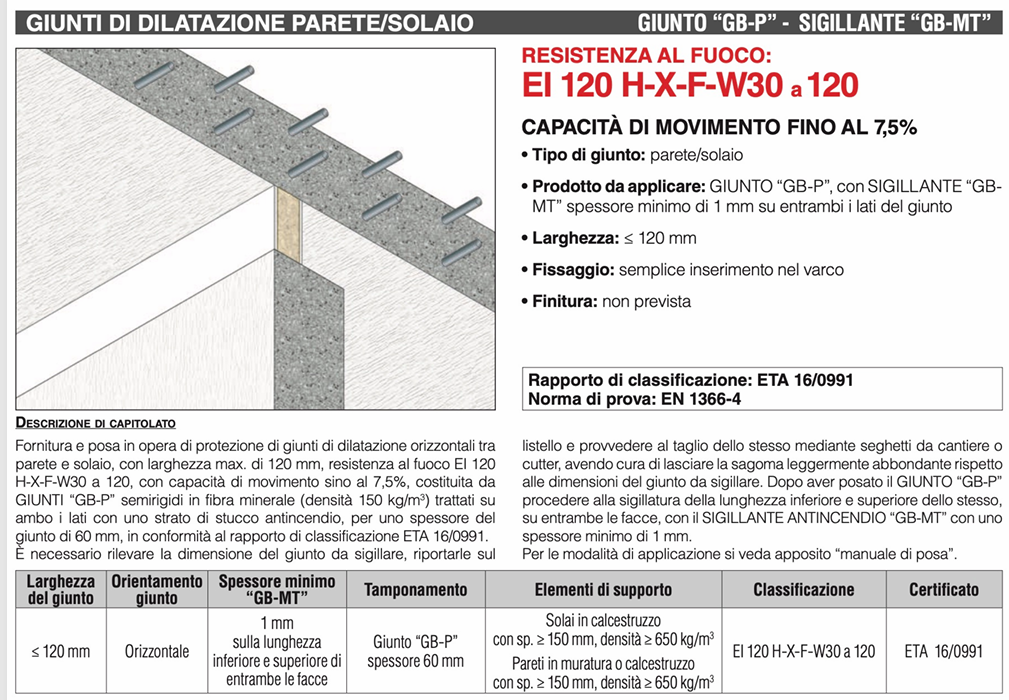 Download technical information Wall-to-Floor expansion joints GB-P joint GB-MT sealant Global Building