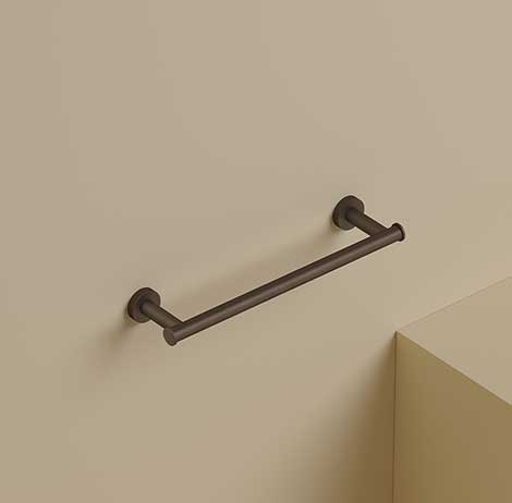 Download dwg CAD model CBA06 towel rack 34cm Hotbath Guy