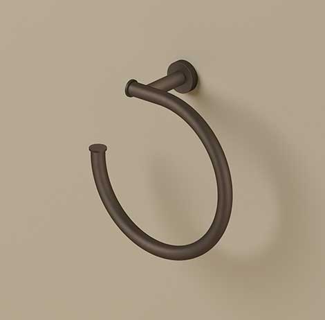 Download dwg CAD model CBA08 ring-shaped towel holder hotbath