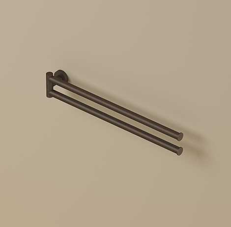 Download dwg CAD model CBA15 double-jointed towel rail Hotbath