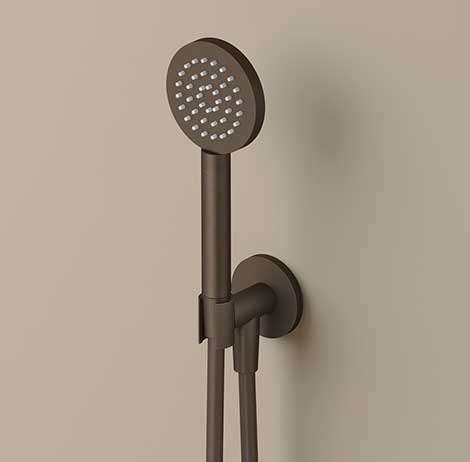 Download dwg CAD model M446 Shower set with flexible water inlet and hand shower ø9,4 cm