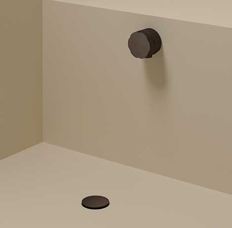 Download BIM Model rfa P033 drain pipe for a bath with an overflow outlet Hotbath Guy