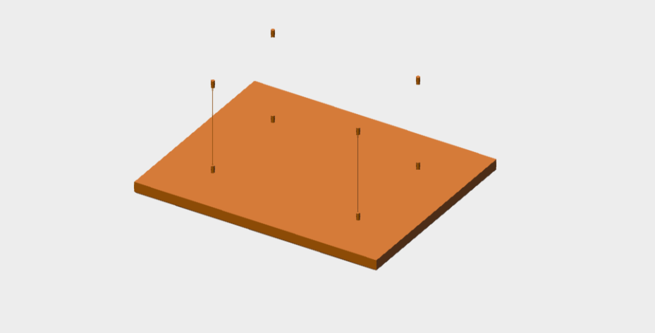 Download sketchup model Ceiling 100x80 LvB Quartetto