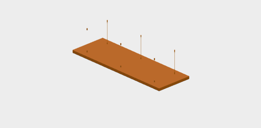 Download sketchup model LvB Quartetto Ceiling 60x180