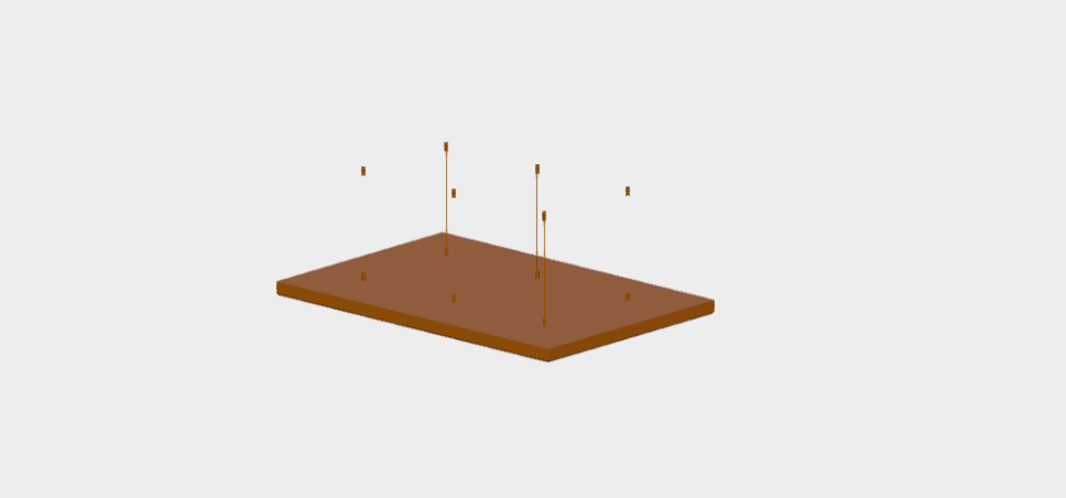 Download 3d sketchup model Ceiling 80x120 LvB Quartetto