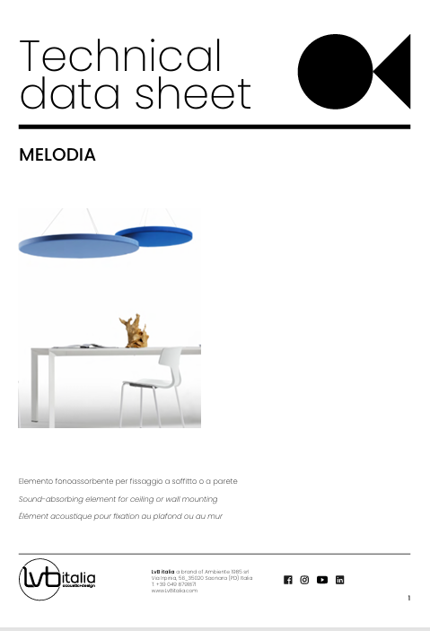 Download Technical information Melodia Lvb 