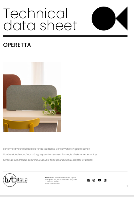 Download technical information Operetta Lvb