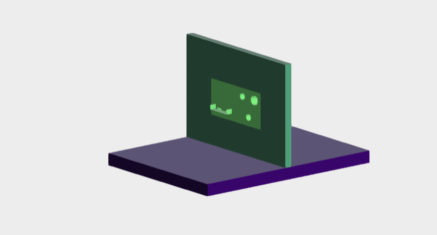 Download sketchup model GBP panels with electrical cables, installed flush against an EI60 plasterboard wall 