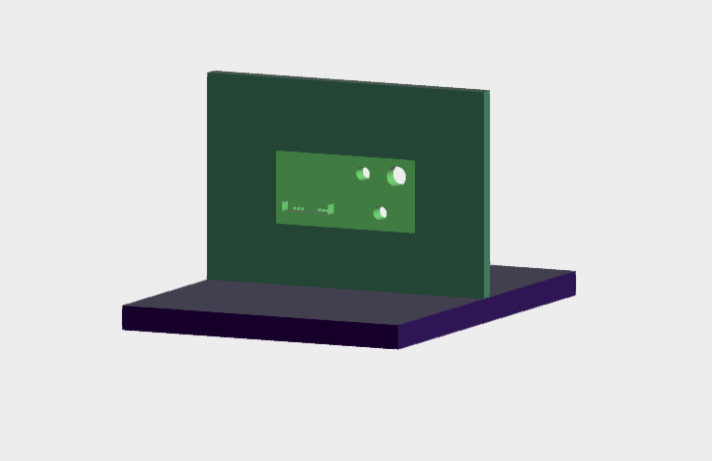 Download sketchup model GBP panels, electrical cables running alongside masonry wall, EI60