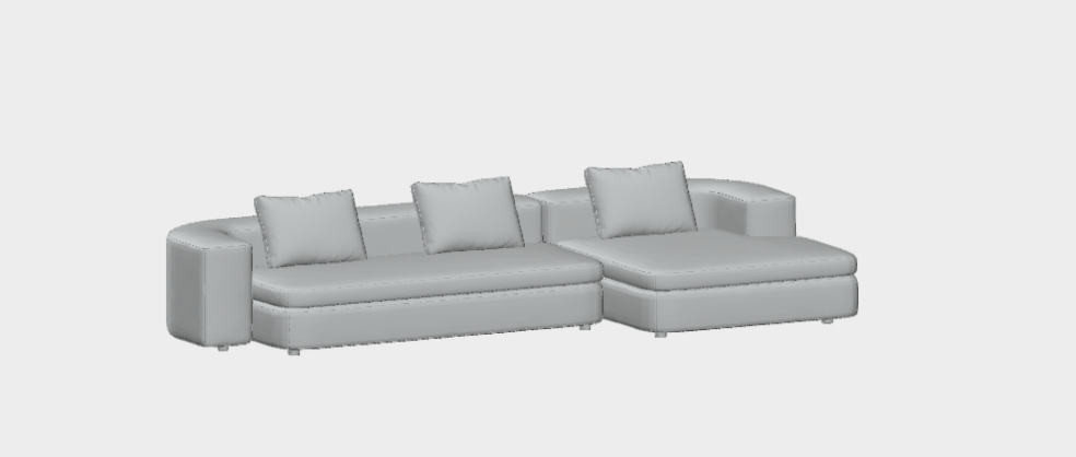 Download dwg CAD model Foster Milano Bedding 140SX CHLDX