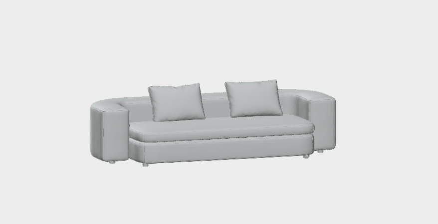 Download dwg CAD model Foster Milano Bedding DIV140 