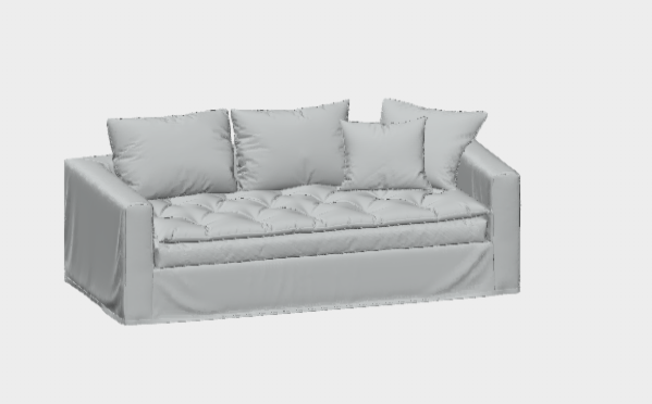 Download dwg CAD model Milano Bedding 