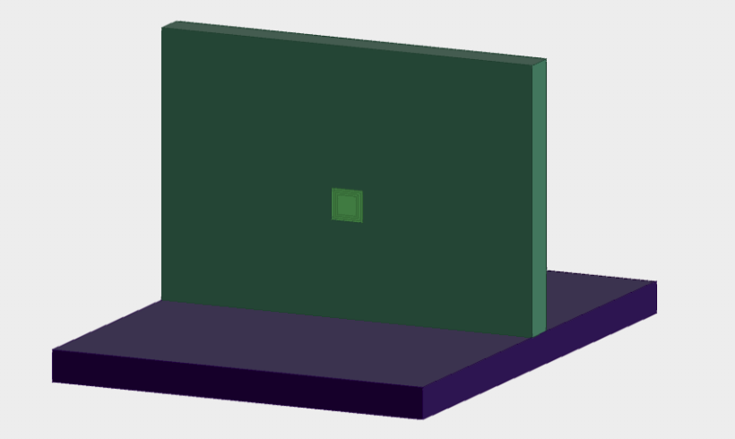 Download sketchup model Global Foam insulation for EI120 plasterboard wall air conditioning units