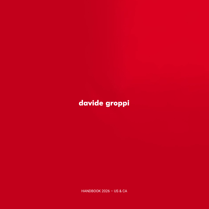 Download catalogue Handbook US&CA II Davide Groppi