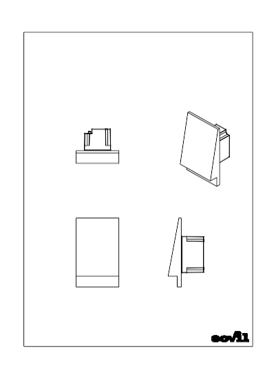 Download dwg CAD model 2D Sovil Aria  98239-99239 illuminazione esterna