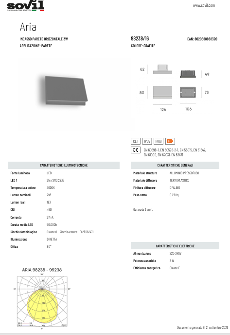 Download technical information Sovil Aria  98-99238 