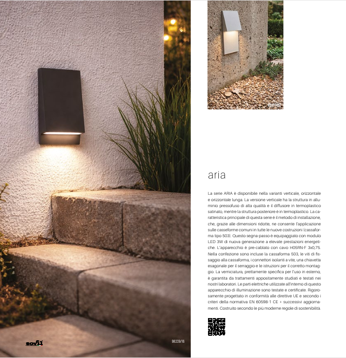 Download Sovil Aria Brochure illuminazione da esterno 