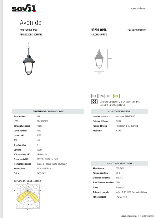 Download technical information Avenida Sovil  98-99299
