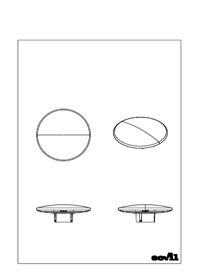 Download 2D dwg CAD model Head Sovil 99504