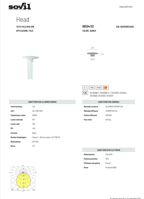 Download technical information Head Sovil  98-99504
