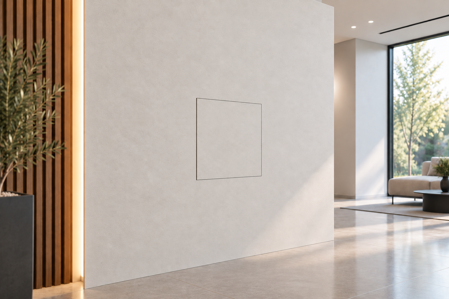 FF Systems - FIRELINE flush-to-wall effect