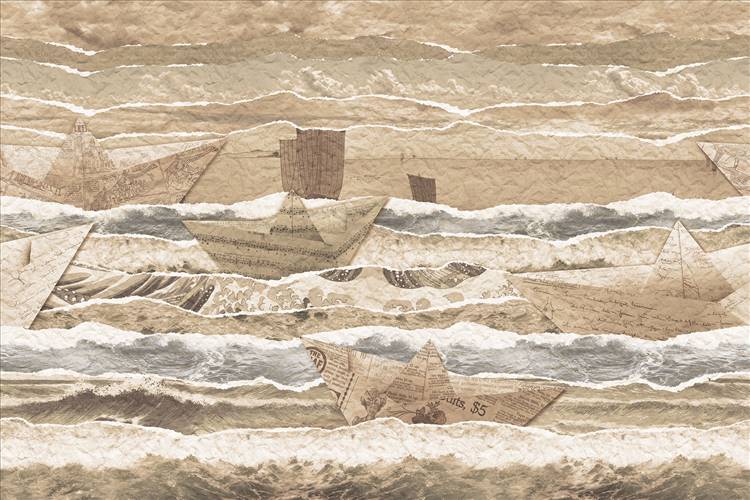 Download 3D Textures Paper Ship