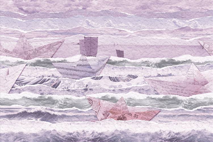Download 3D Textures Paper Ship