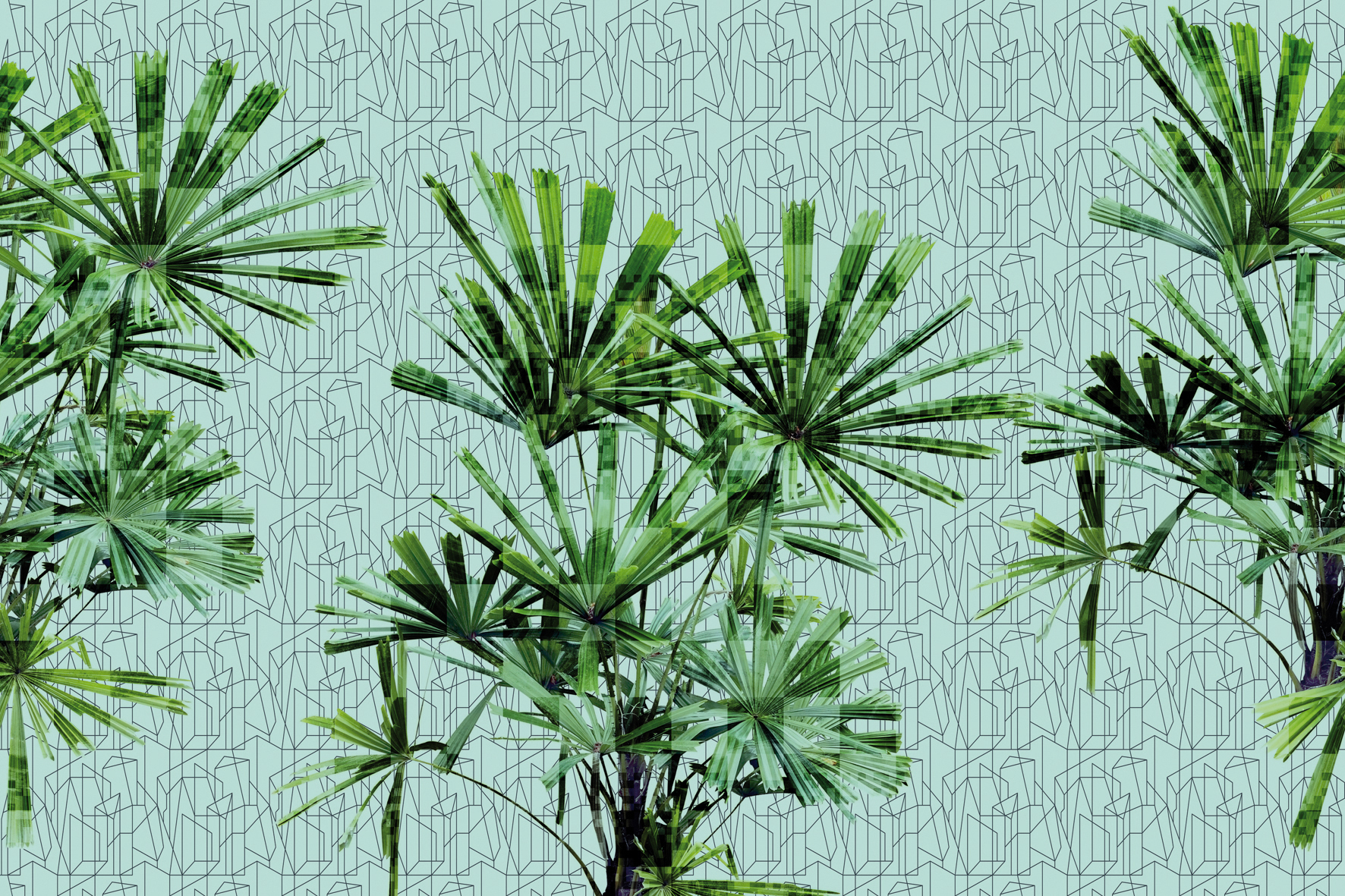 3d Textures for 3ds Max and other software - Glamora-Cubic Plant-glge122a