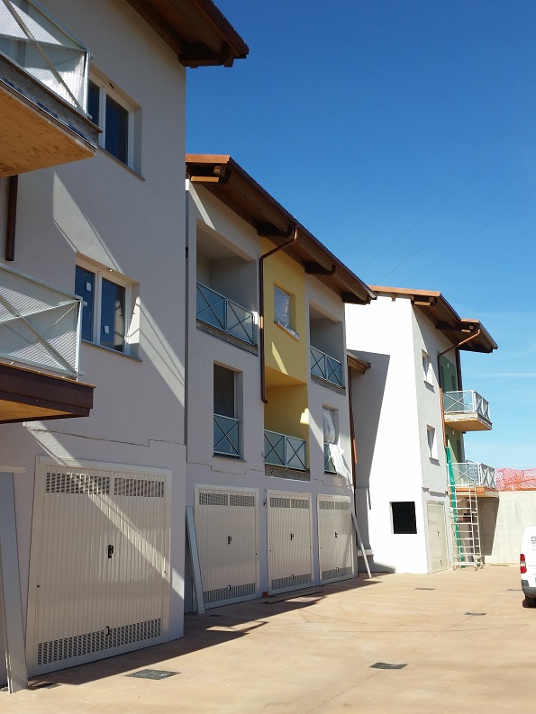 Condominio residenziale realizzato con sistema x-lam a Fossano (CN)